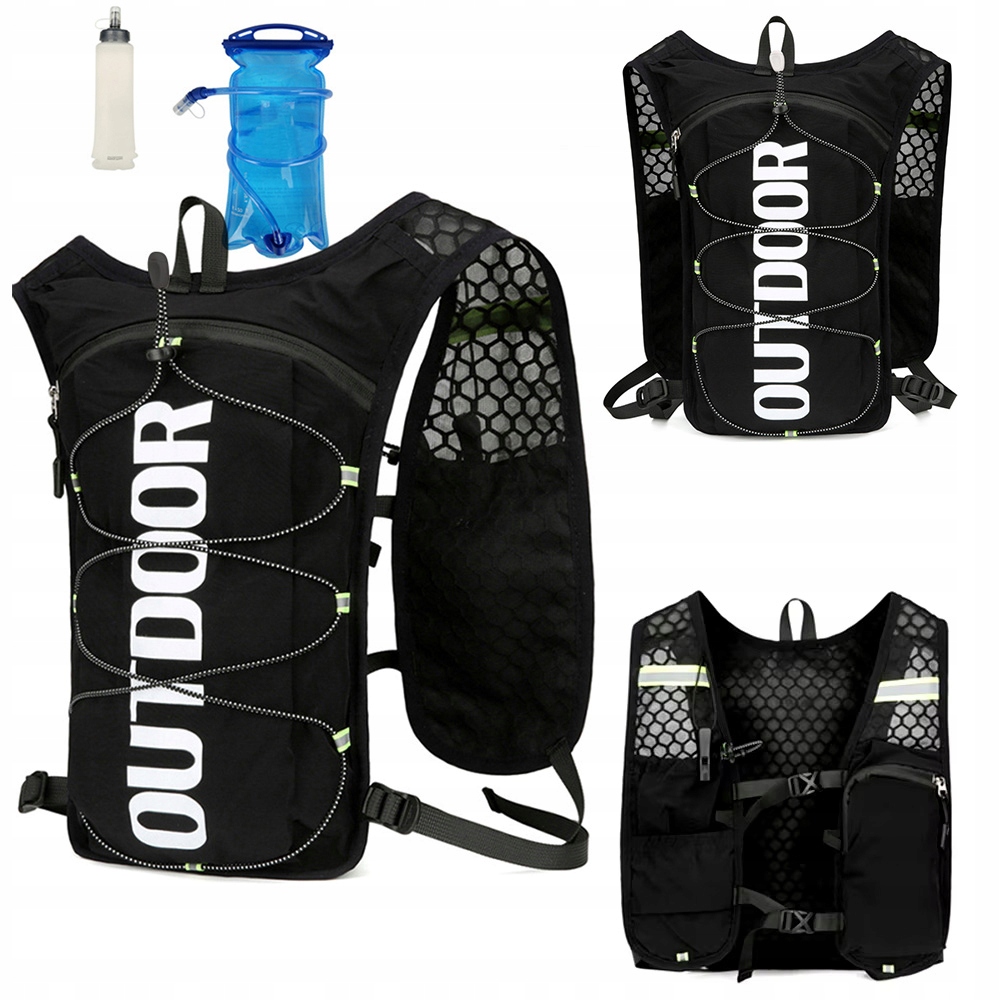 Plecak Treningowy Sportowy Rowerowy Do Biegania Z Bukłakiem Na Wodę