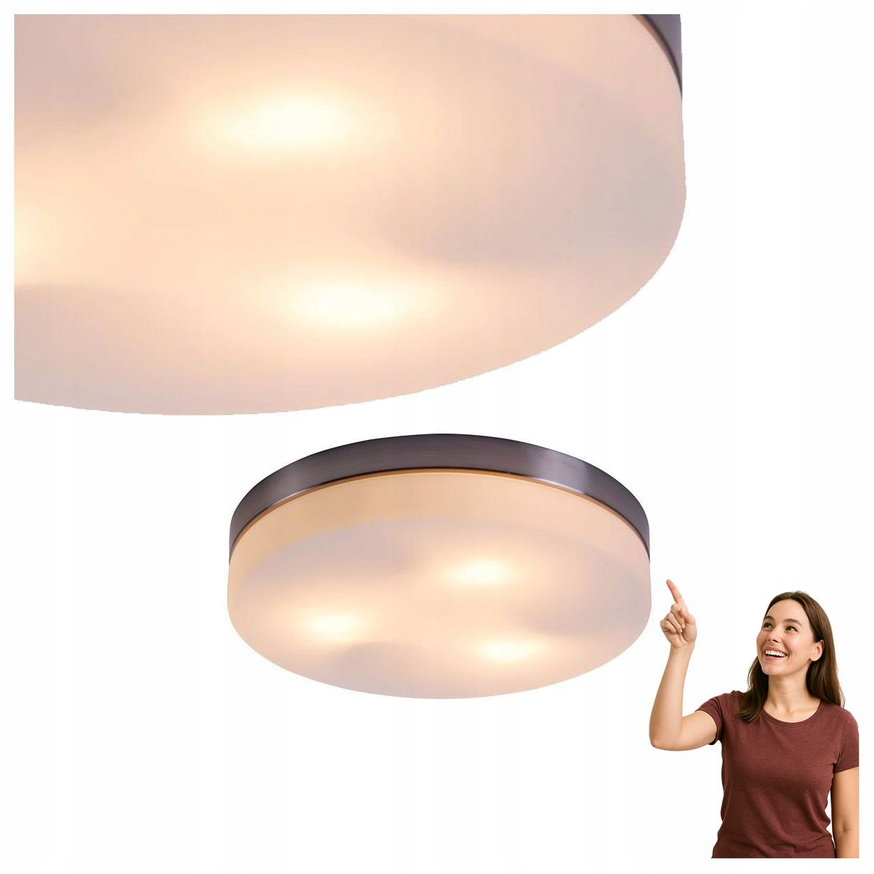 Stropní Svítidlo Opal 48403 Globo