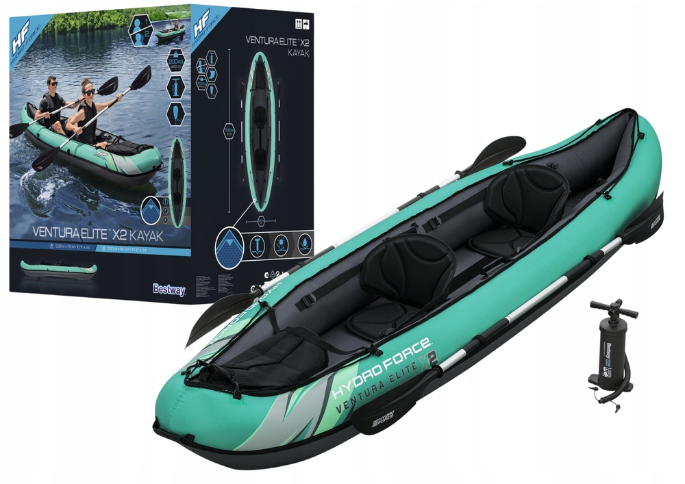 Dvoumístný nafukovací kajak 330 x 86 cm Bestway 65052