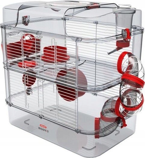 Zolux Cage RODY3 Duo color: red