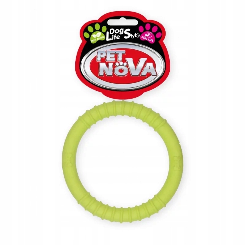 

Pet Nova zabawka dla psa ring cienki żólty 9,5cm