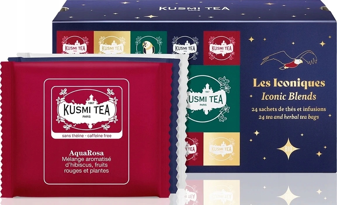 Levně Kusmi Tea Organic Vánoční Ikony 2024 krabička s 24 sáčky 51g Kusmi Tea
