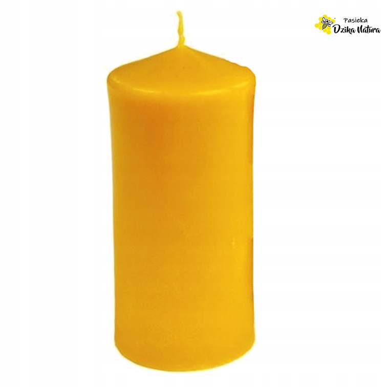 

Naturalna świeczka z wosku pszczelego Walec duży