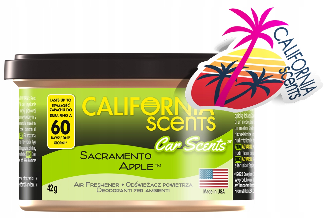 

California Car Scents zapach Apple Gratis!