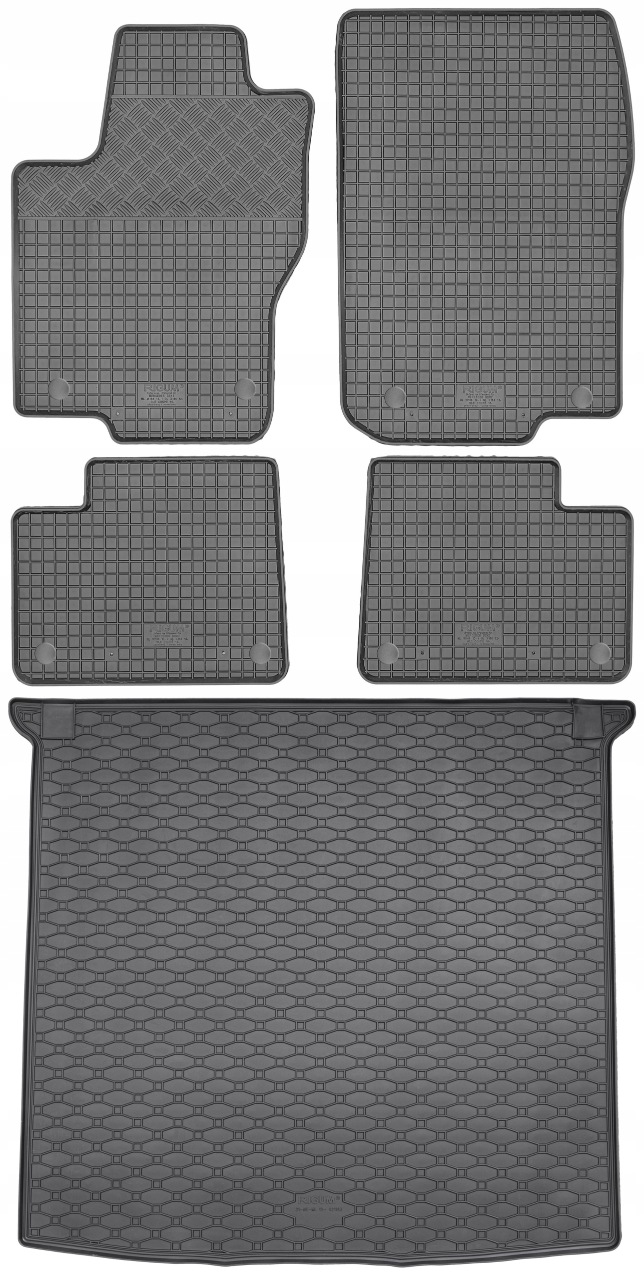 Mercedes M-klasa W166 Suv 2011-2015 Podložka do kufra koberčeky