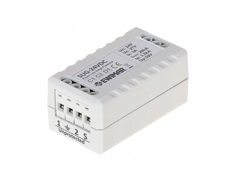 Miniaturní omezovač přepětí napájecího vedení 24V DC Ewimar SUG-24VDC