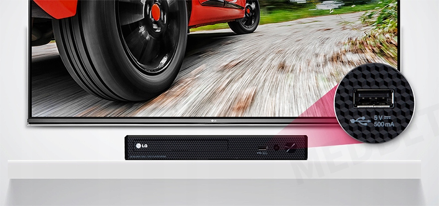ODTWARZACZ LG BP350 BLU-RAY DVD CD SMART WiFi USB Color black