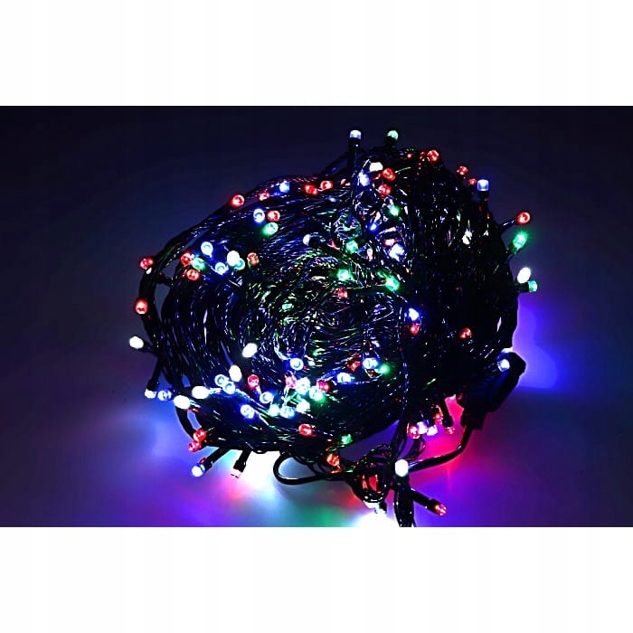 LAMPKI CHOINKOWE MOCNE 300 LED MULTIKOLOR PROGRAMATOR Stan opakowania oryginalne