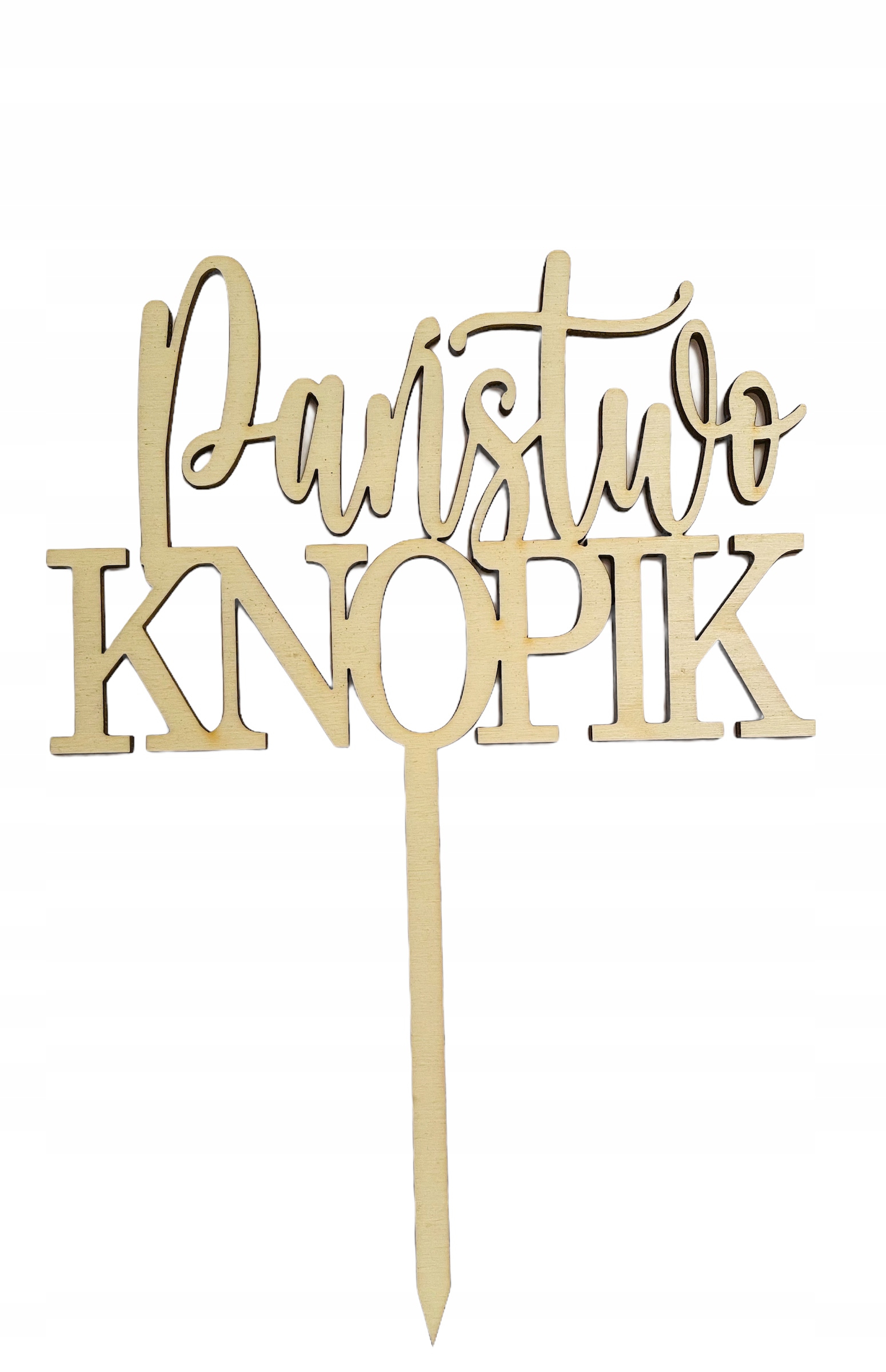 TOPPER NAPIS NA TORT WESELNY PANSTWO NAZWISKO