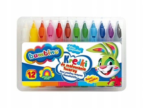 

Kredki do malowania twarzy a'12 Bambino etui