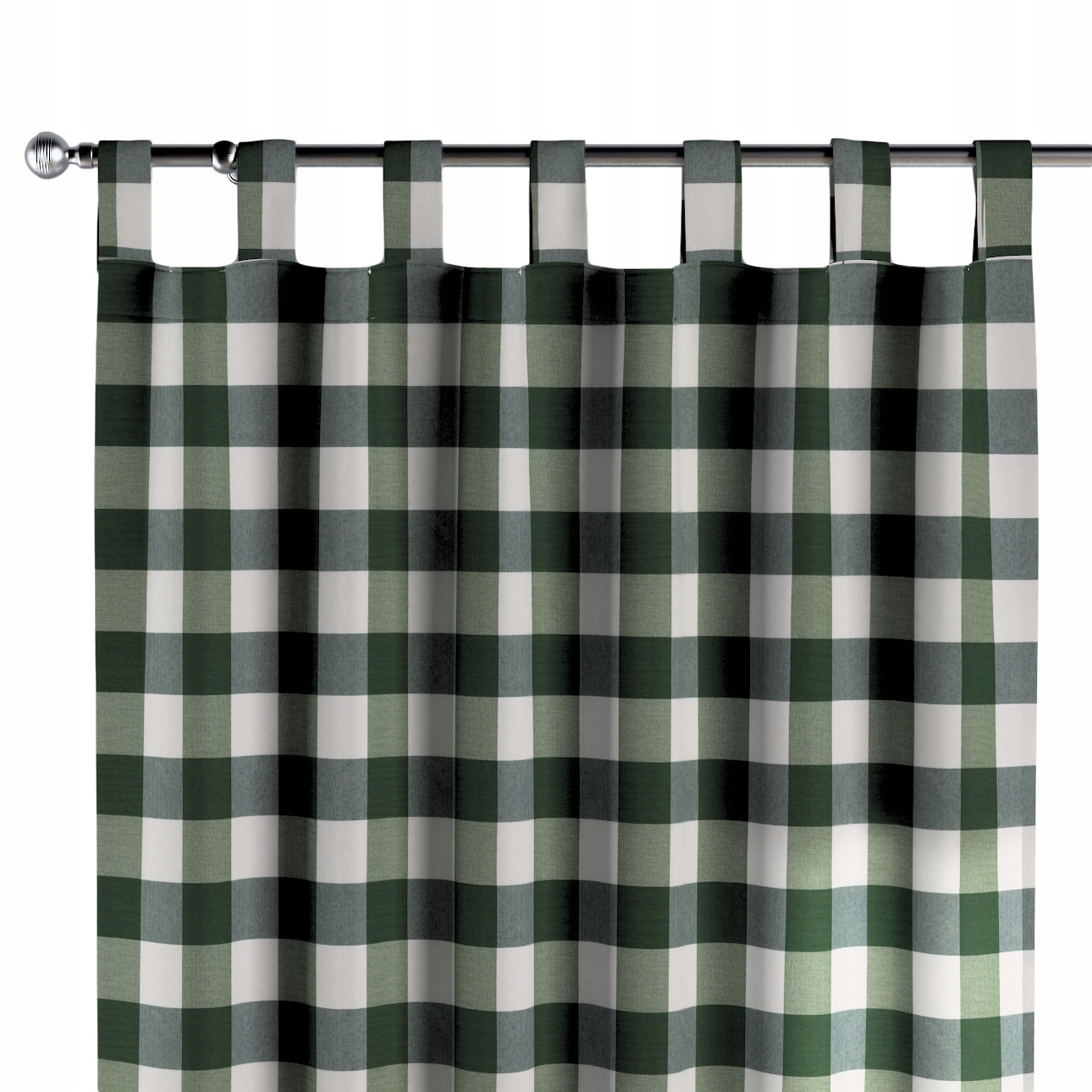 Dekoria Záves na traky 1 ks 130x260 cm odtiene zelenej