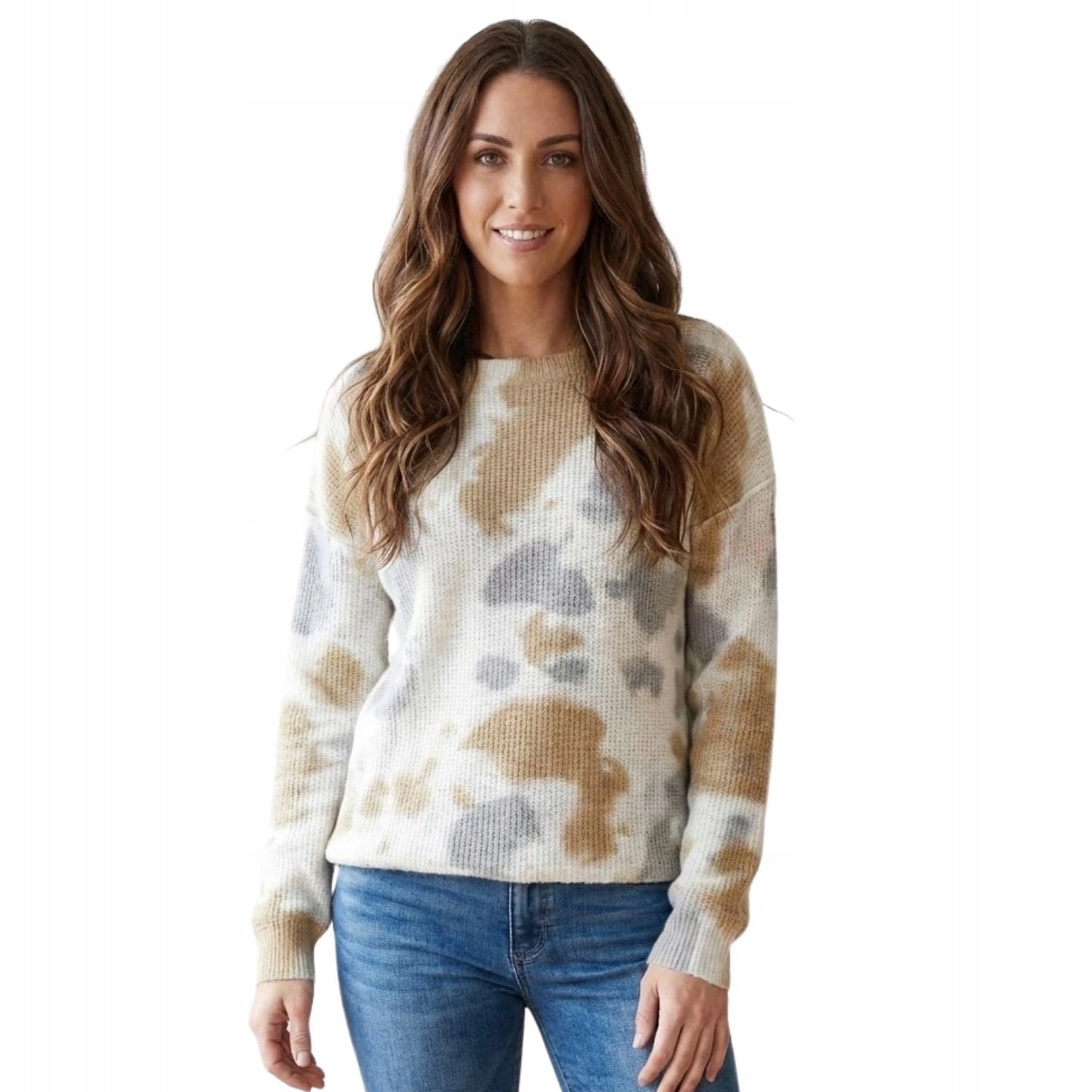 Dámský svetr Felix Hardy klasický bavlněný, volný, módní, velikost vel.