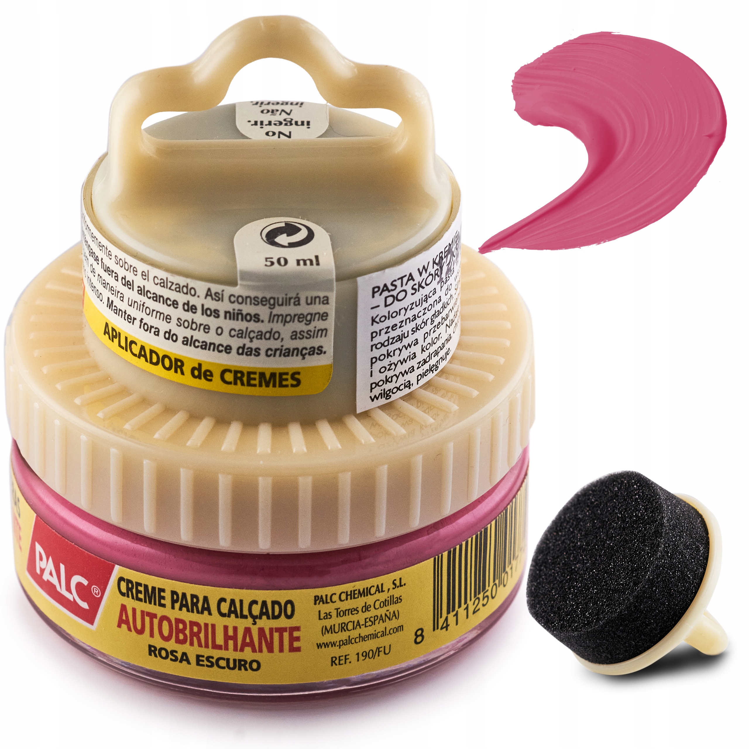 

Różowy Krem Do Obuwia Pasty Do Butów Wosk 50 ml