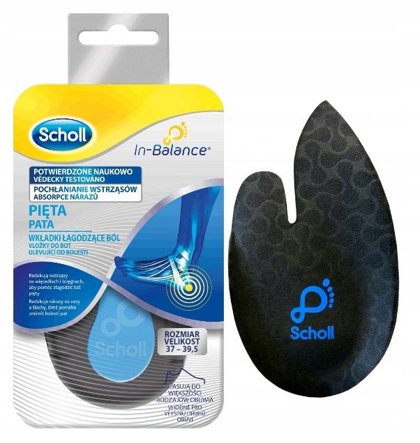 

Scholl Wkładki Łagodzące Ból Pięta Balance 37-39,5