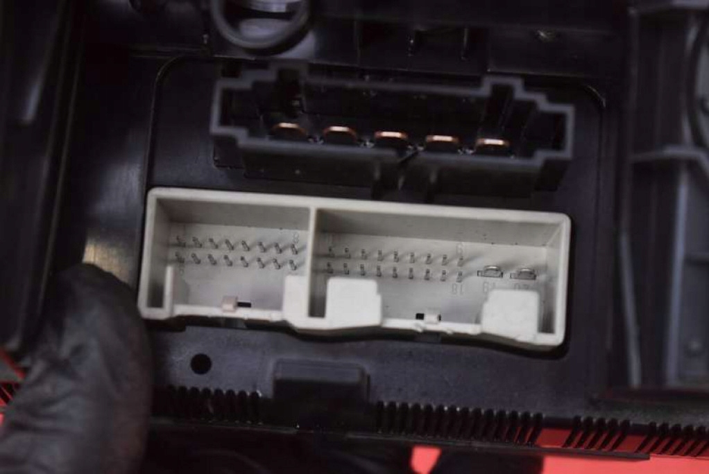 control panel air conditioning devices KLIMY 74358100 SKODA OCTAVIA 2 II 04-08