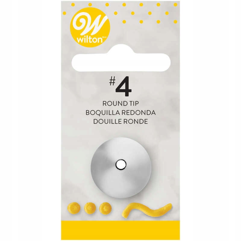 

Tylka cukiernicza Wilton okrągła, nr 4