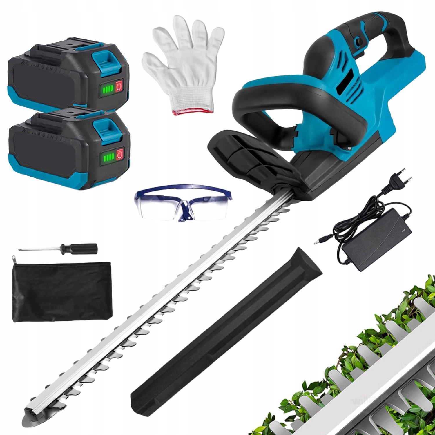 Nůžky Na Živý Plot Elektrické Stříhání Větví Ostré 51 CM 2000 W