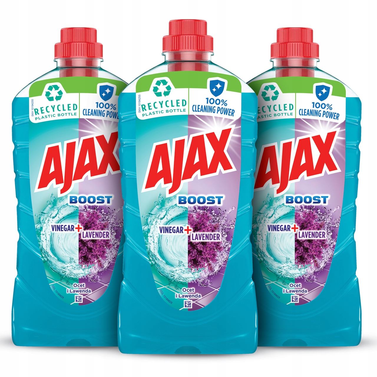 

Ajax płyn uniwersalny Boost Ocet Lawenda 3x 1L