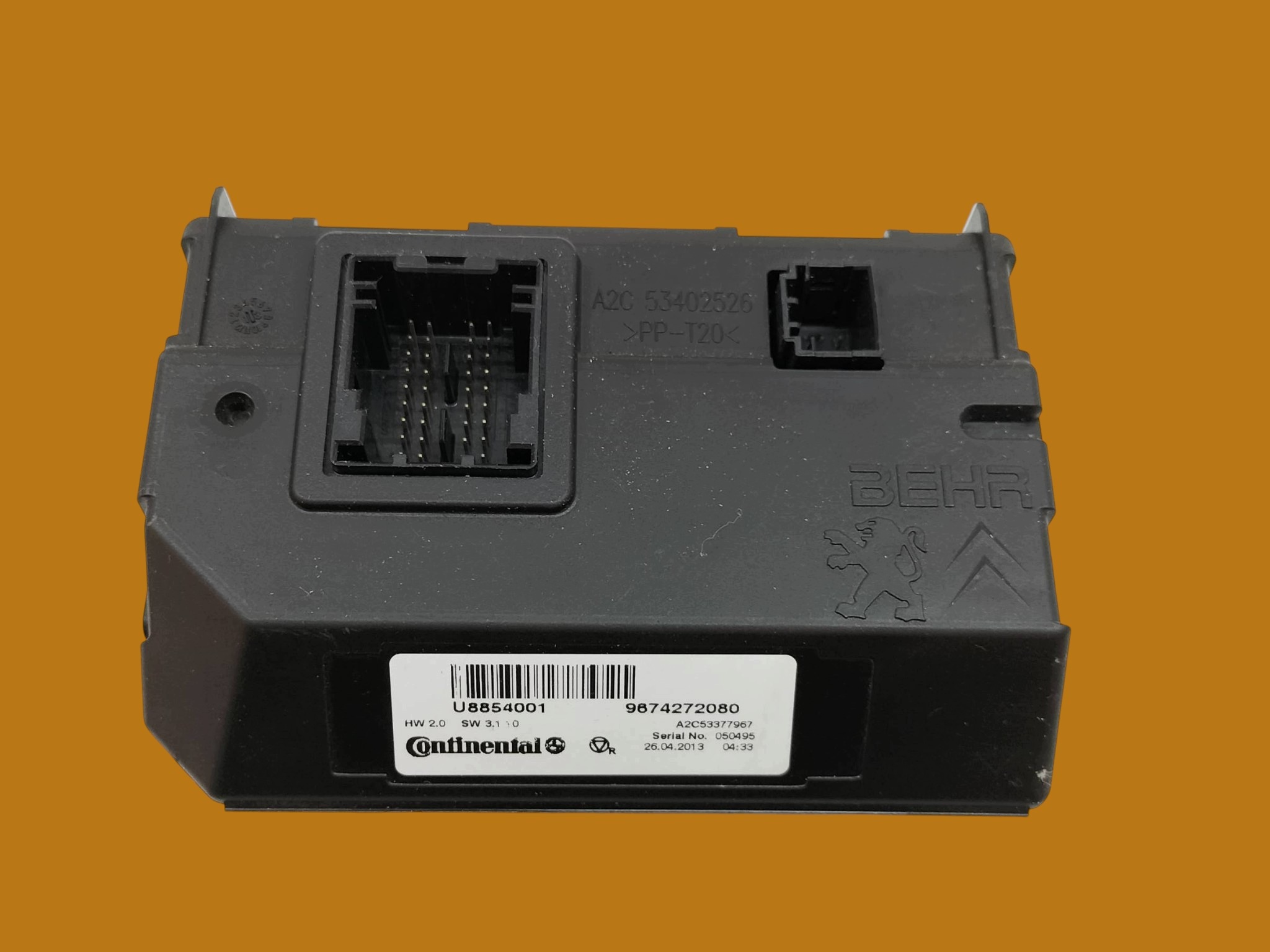 modulo KLIMATYZACJI9674272080 Citroen DS5 e (2011- )