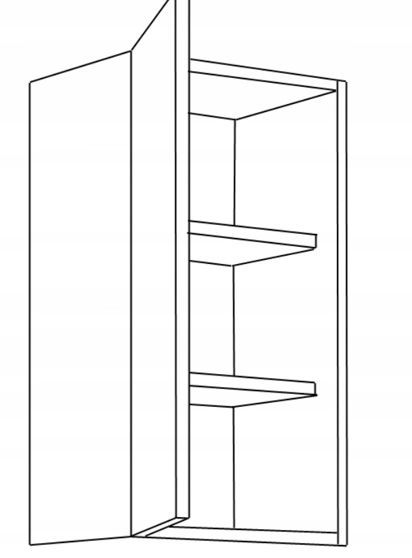 Szafka kuchenna EKO WHITE 40 G-72 1F Marka BroMARKT