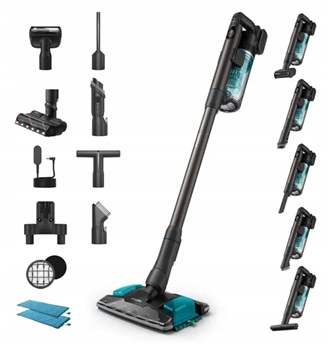 Odkurzacz bezprzewodowy pionowy myjący Philips Aqua Seria 8000 XC8157/01