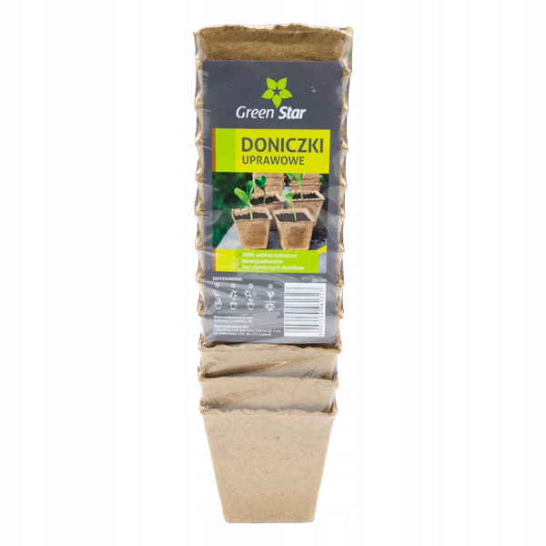 

Doniczki Uprawowe 6cm 20szt, Kwadrat