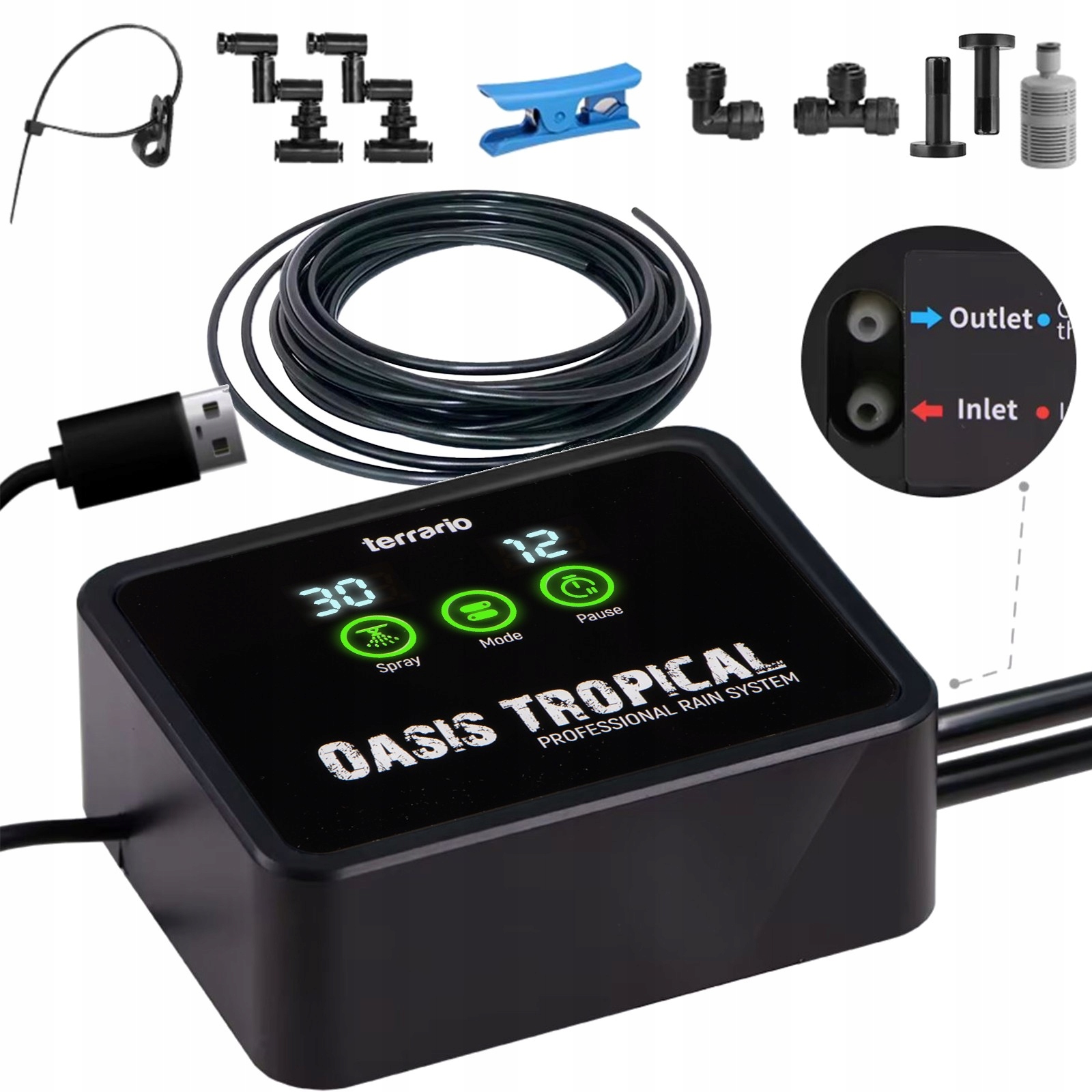 Levně Automatický Zavlažovač Do Terária, Programovatelná Mlha Oasis Tropical