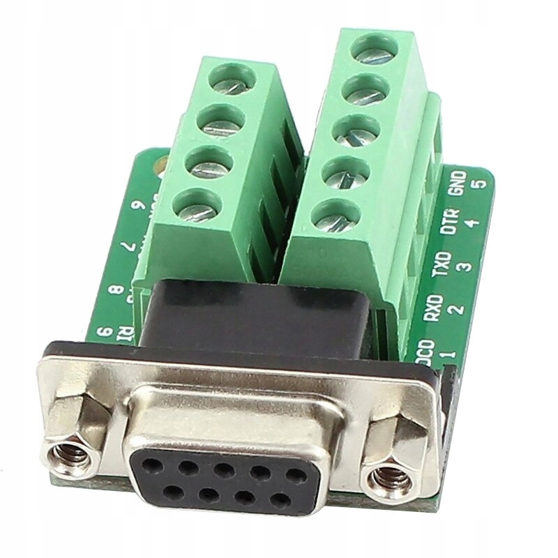 545 Adapter terminal RS232 DB9 żeński