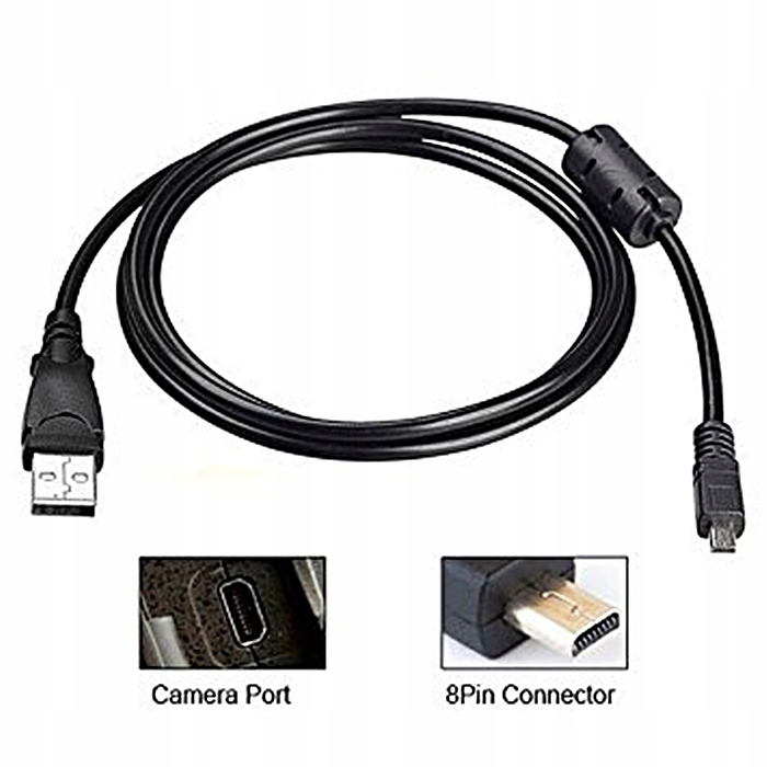 KABEL USB DO NIKON COOLPIX P100 P500 APARAT KOMP Model brak