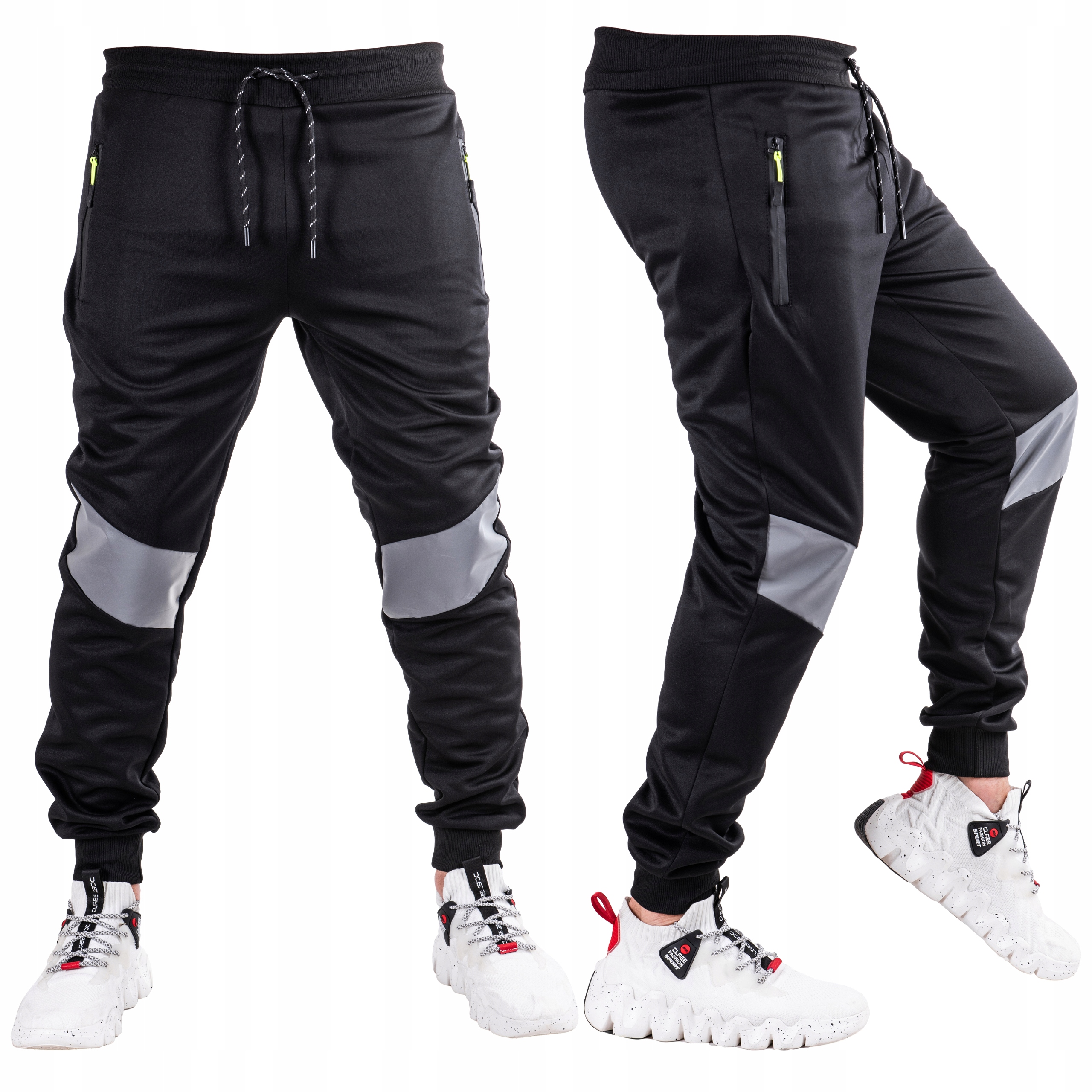 

Czarne spodnie dresowe Gaspar r. XL