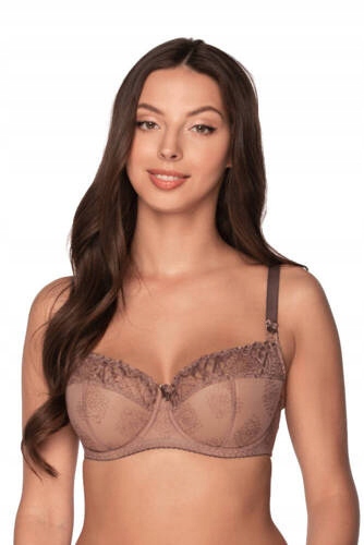 Gaia polovyztužená podprsenka hnědá velikost 65F