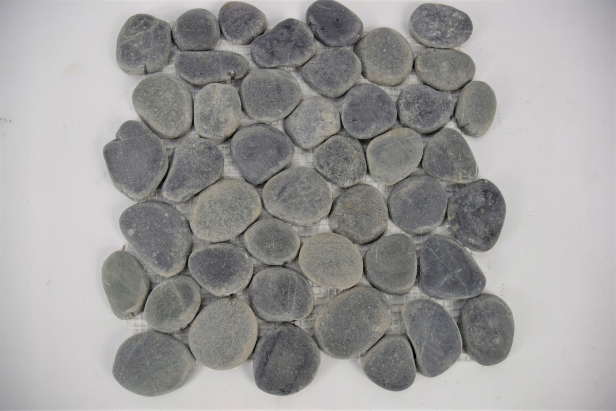 Otoczaki BLACK BINTAN czarna mozaika kamienna Typ mozaika