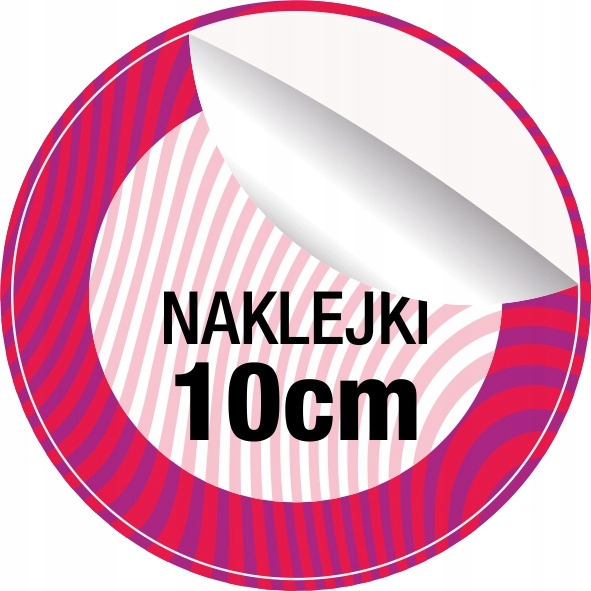 

Naklejki Etykiety z własnym Logo okrągłe 10cm