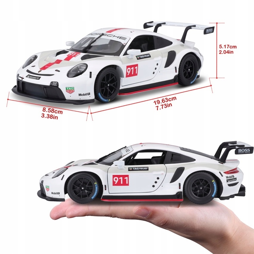 Porsche 911 RSR GT 1:24 model Bburago 18-28013 Model PORSCHE 911 RSR GT