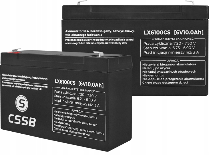 AKUMULATOR BATERIA 6V 10Ah BEZOBSŁUGOWY ZABAWEK Kod producenta 5902270718478