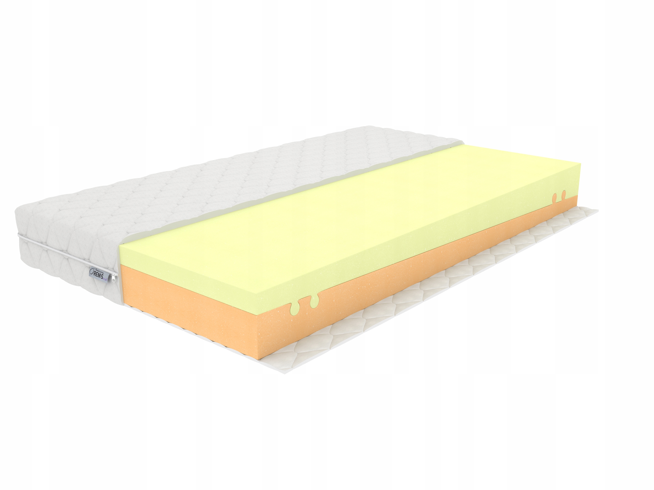 

Materac 90x200 18cm HR30kg/m3 4 twardości w jednym