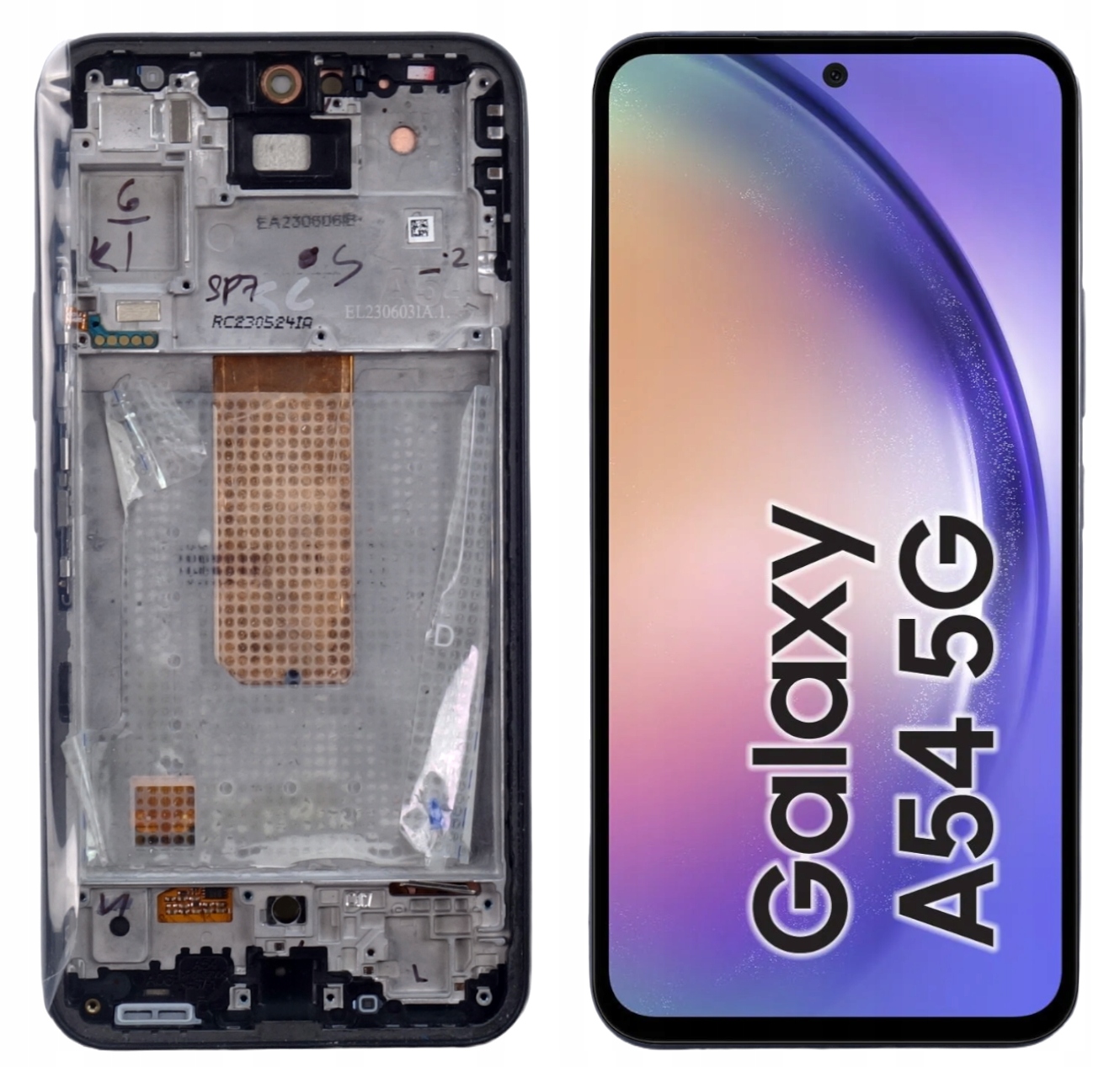 Originální displej pro Samsung Galaxy A54 SM-A546 Rámeček Repasovaný