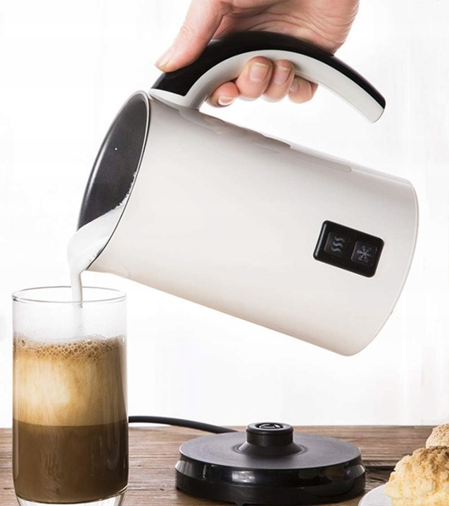 SPIENIACZ DO MLEKA IdeenWelt z PODGRZEWACZEM 2 MIESZADŁA POWŁOKA ILAG Marka IdeenWelt