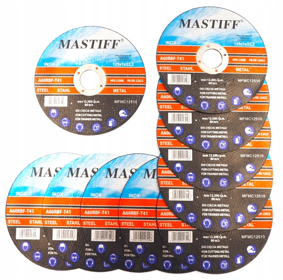 

Tarcze Do Ciecia Metalu 125/1 mm Mastiff