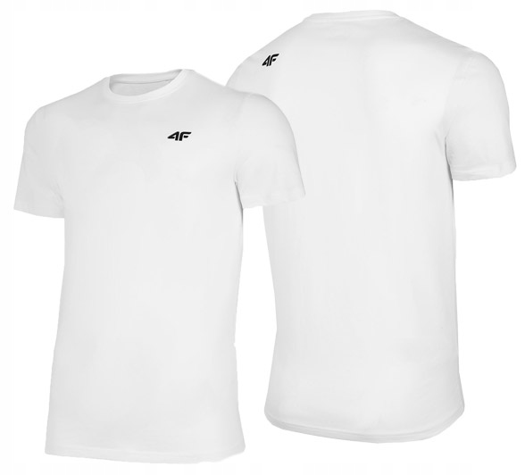 

T-shirt męski 4F koszulka biała Z22 TSM352 3XL