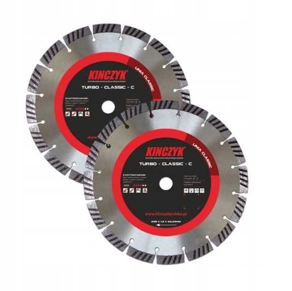 Diamantový Kotouč Turbo Kinczyk Classic-c 230X22,23 MM Na Betonu Granitový