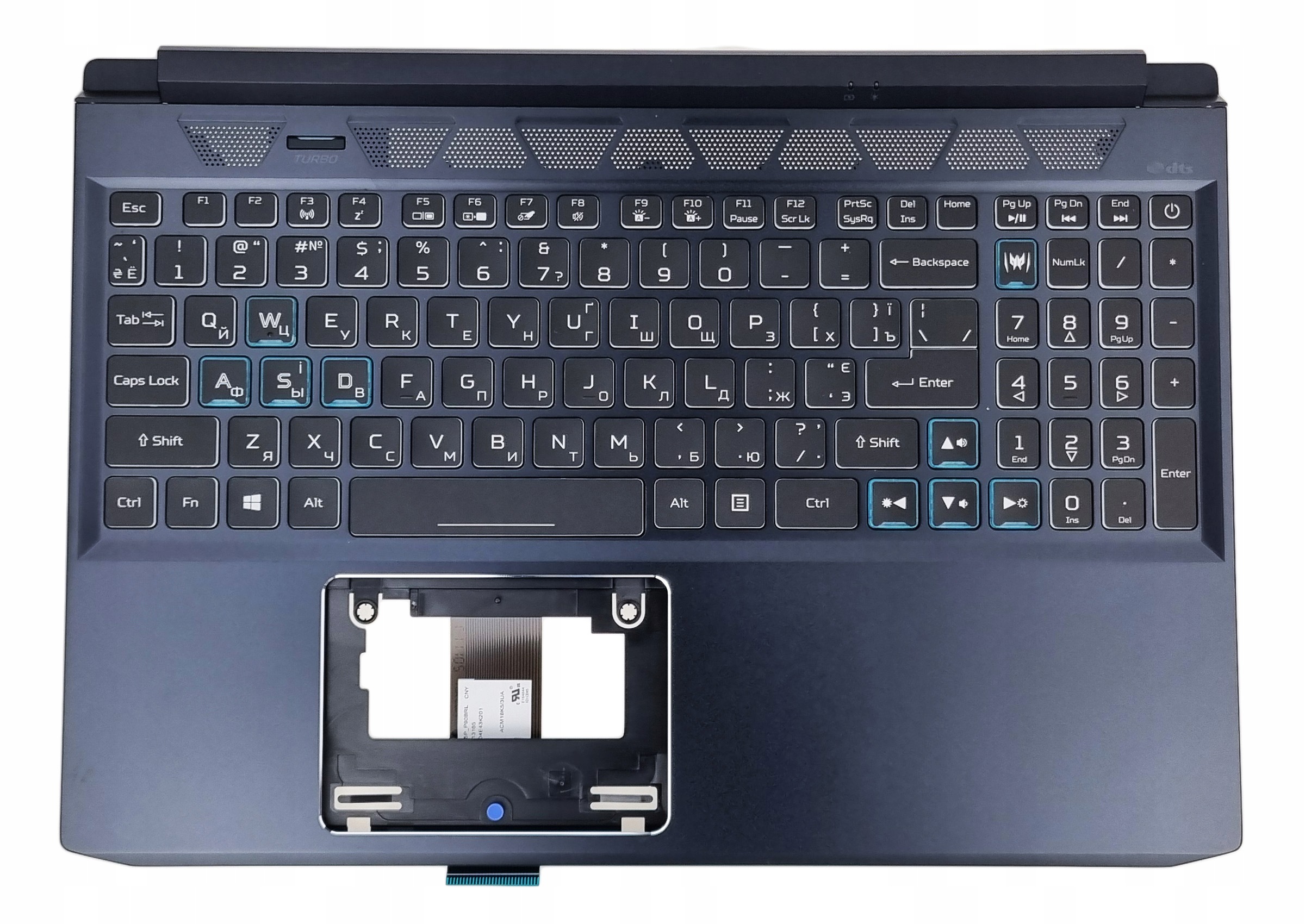 Nové Pouzdro Klávesnice Acer Predator Triton 300 PT315-52 Ukrajinská
