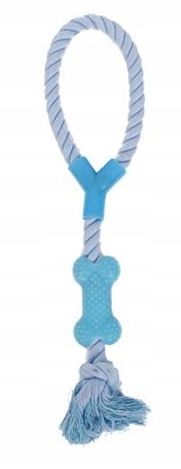 

Zabawka gryzak pies sznur bawełna lina kość 40cm