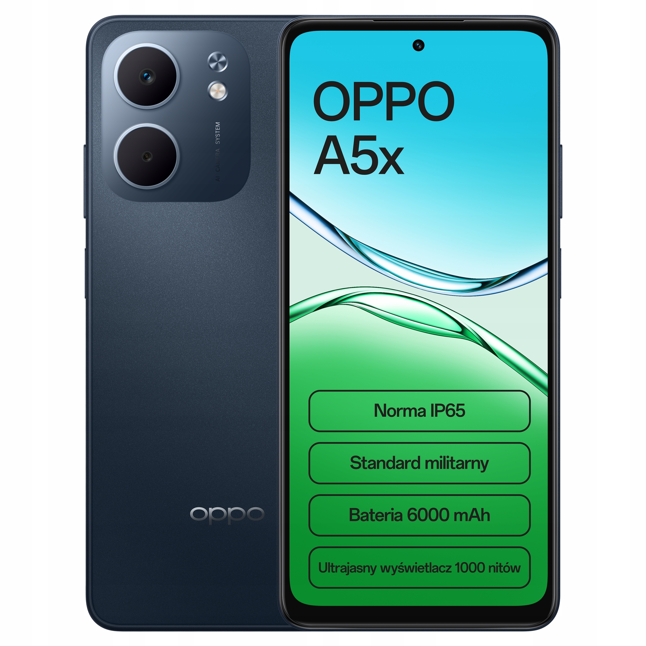 Смартфон Oppo A5x 4 ГБ / 128 ГБ 4G (LTE) синий