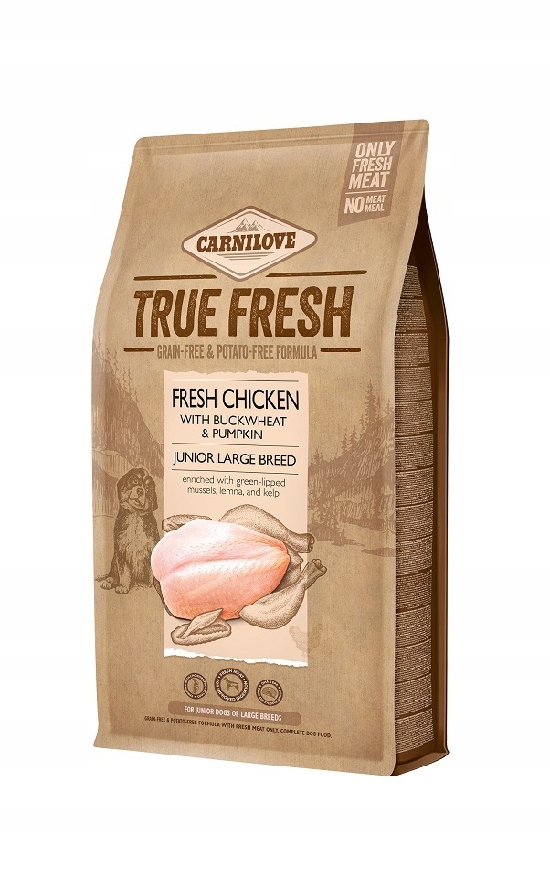 Carnilove True Fresh Chicken Junior Large dla szczeniąt dużych ras 11,4kg