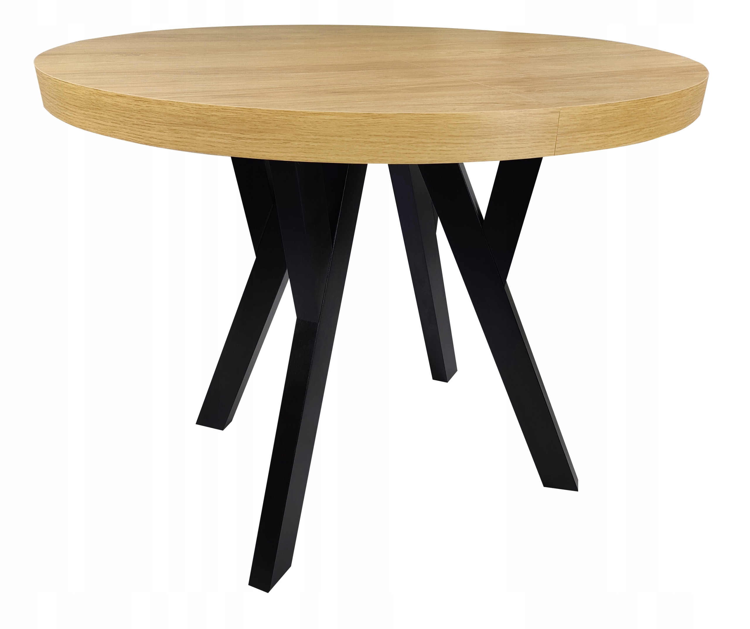 Stół okrągły rozkładany blat HIKORA EGGER 100/200 Kod producenta RO-7