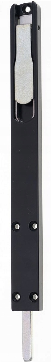Rygiel Drzwiowy Długi Do Okna Okucie 22x225x8 mm Czarny