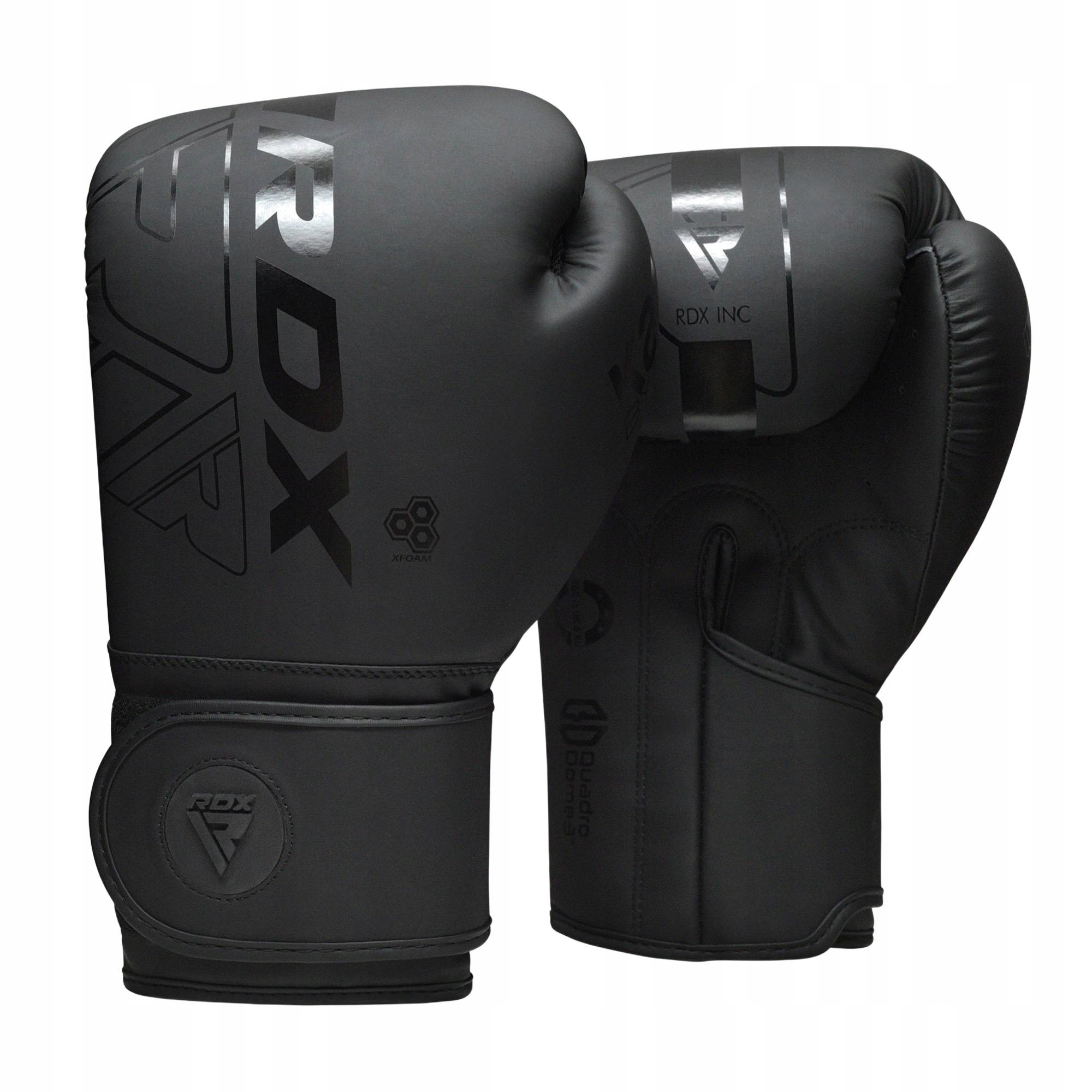 Rdx Boxerské tréninkové rukavice F6 Kara černé 8 oz