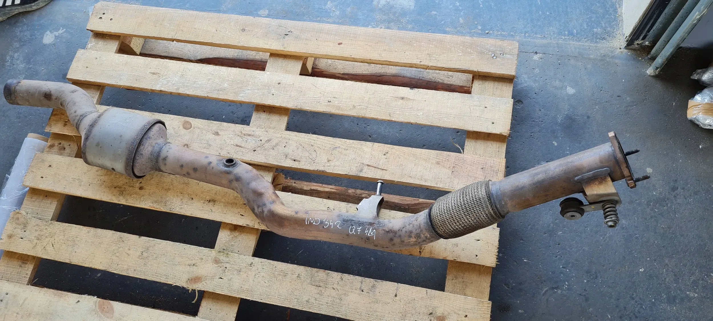 Q7 4M II pipe exhaust net catalyst 3.0 TDI