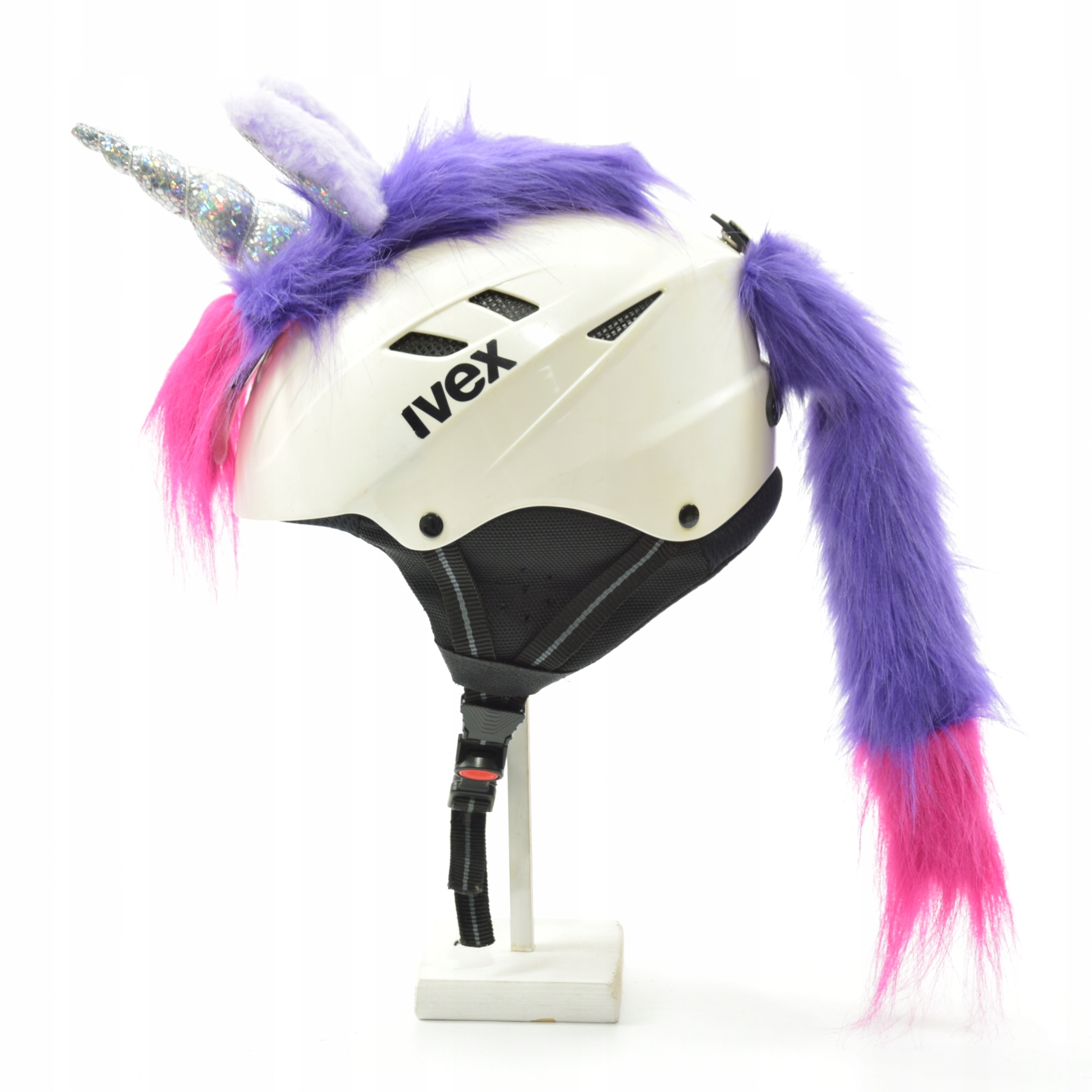 

kask-ozdoba na kask- "jednorożec"